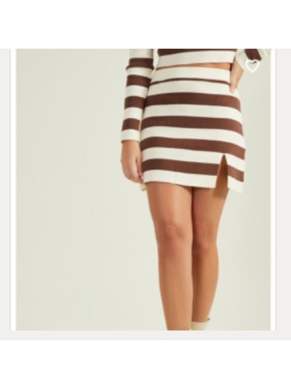 Altar'd State sweater mini skirt crop top set! - Picture 3 of 10
